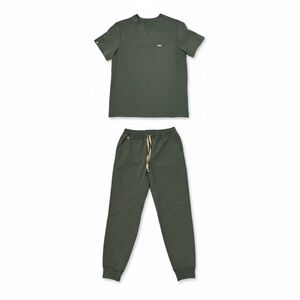 Figs Men’s  “The set” XS Moss Green Scrub